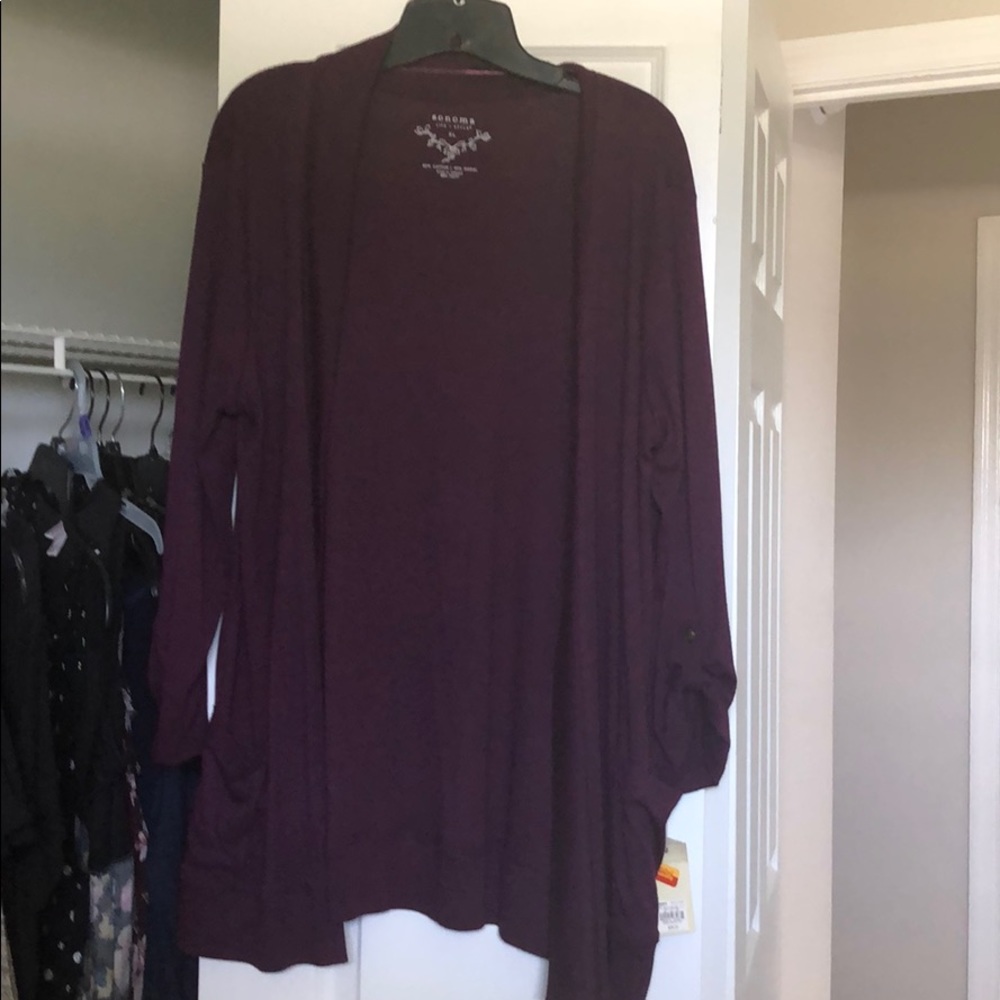 NWT pocket cardigan size XL Sonoma